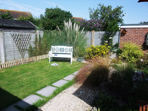 Rear of garden